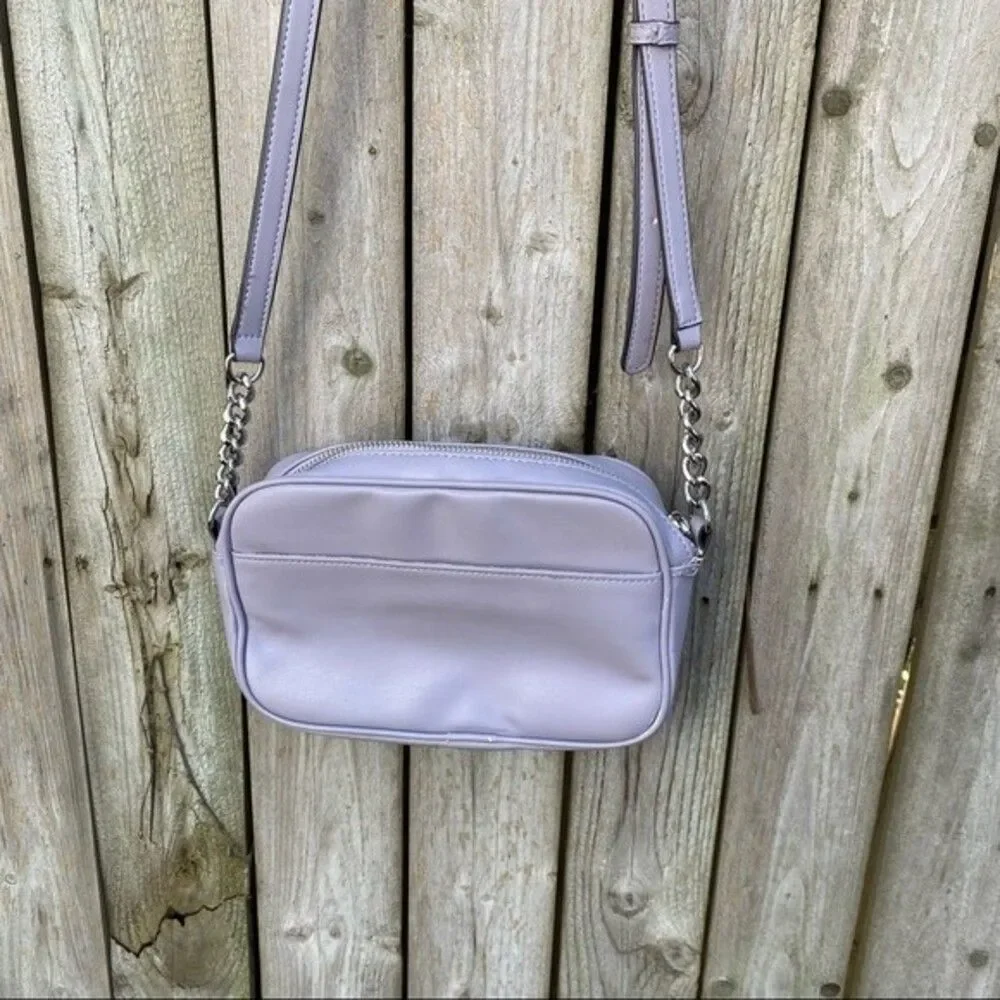 Karl Lagerfeld Paris Kris Bow leather Crossbody Bag Dusty lavender - Picture 4 of 11